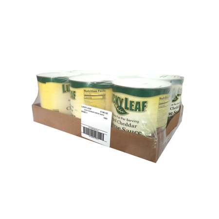 LUCKY LEAF Lucky Leaf Aged Cheddar Cheese Sauce #10 Can, PK6 FFCSR0308LKL01